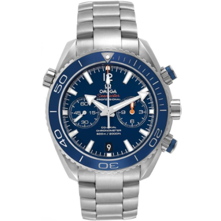 Omega Seamaster Planet Ocean Co-Axial Master Chronometer Blue 45mm Dial Watch