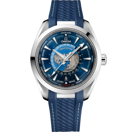 Omega Seamaster Aqua Terra Worldtimer 41mm Dial Mens Watch