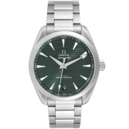 Omega Seamaster Aqua Terra Green 41mm Dial Steel Mens Watch