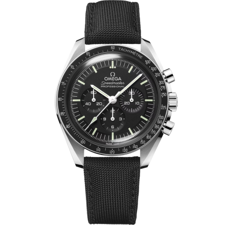 Speedmaster Professional Moonwatch 40mm Steel Dial Nylon Fabric Strap 