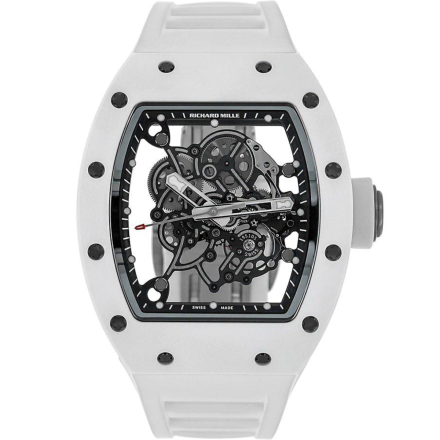 Richard Mille 055 Bubba Watson White Ceramic Watch