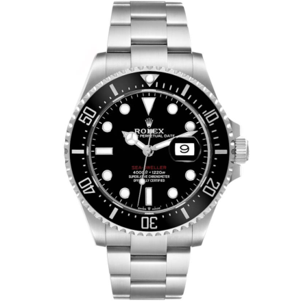 Rolex Sea-Dweller Deepsea Black 43mm Dial Steel Watch