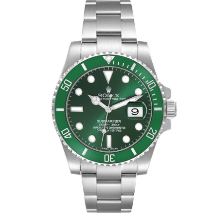 Replica Rolex Submariner Date Steel Green Bezel 41mm Mens Watch