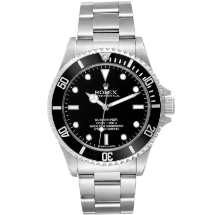 Rolex Submariner Date Steel Black Bezel 41mm Dial Mens Watch