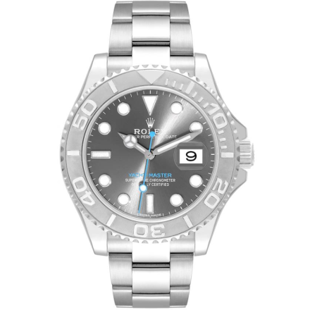 Replica Rolex Yacht-Master Steel Platinum Rhodium 40mm Mens Watch