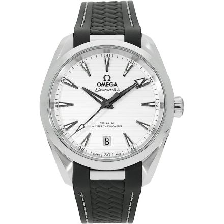 Omega Seamaster Aqua Terra White 41mm Dial Mens Watch